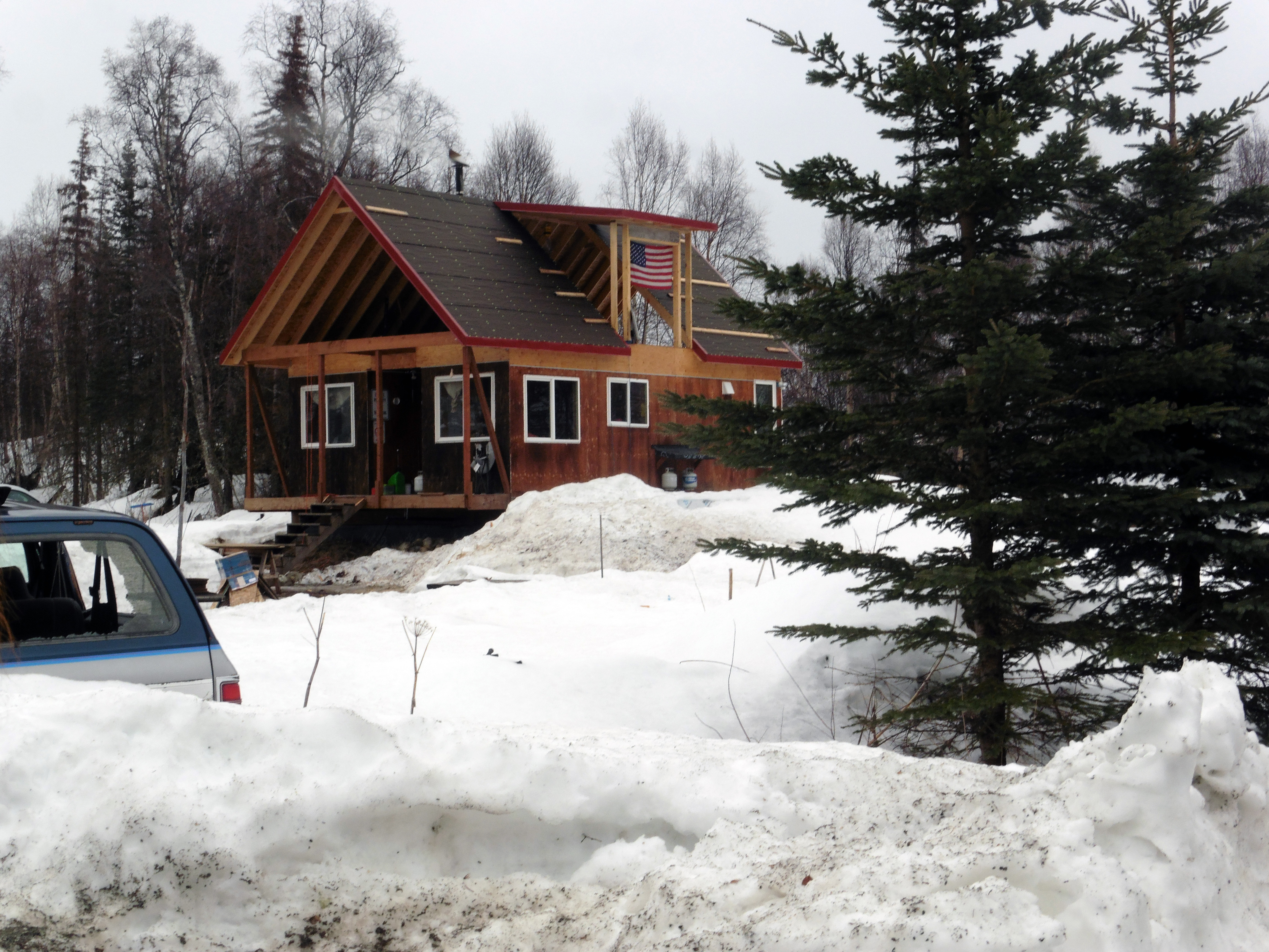 Our neighbor is thinkig of baling